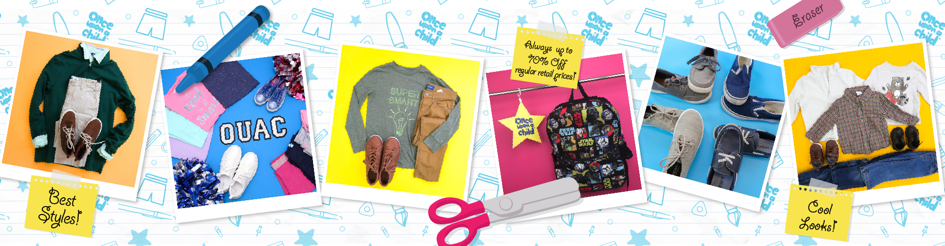 Score big savings for back to school at Once Upon a Child
